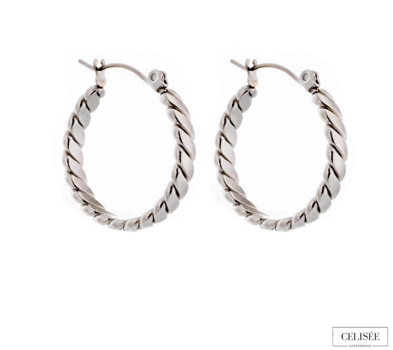 Celisée Twist Hoop Ohrringe