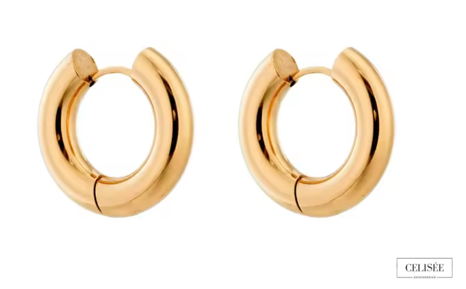 Celisée Bold Charm Hoops