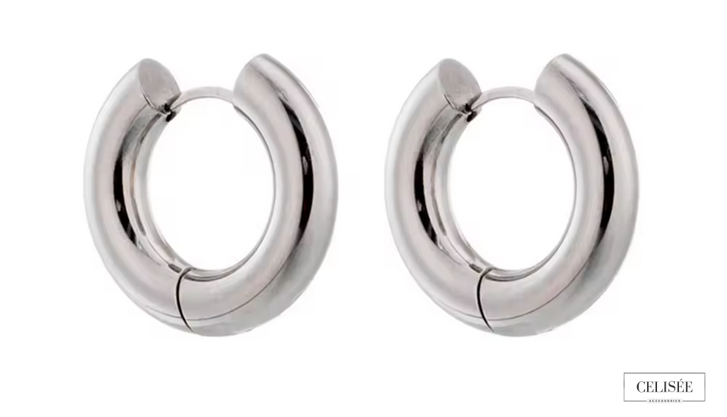 Celisée Bold Charm Hoops