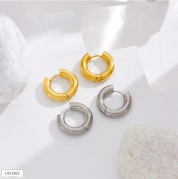 Celisée Bold Charm Hoops