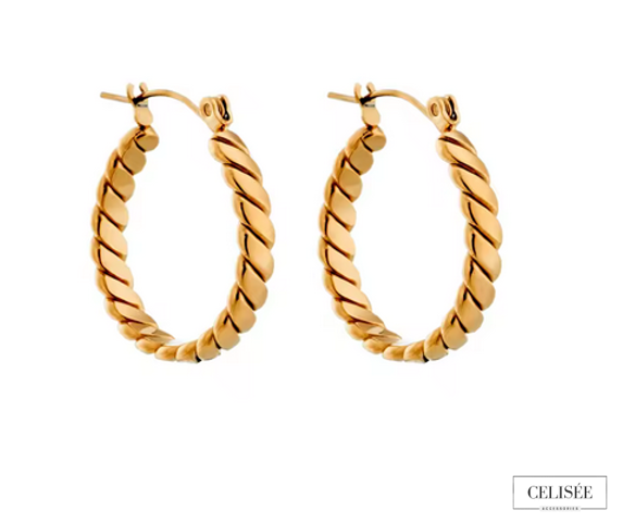 Celisée Twist Hoop Ohrringe