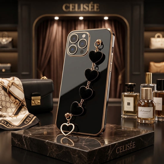 Celisée Liora Heart – iPhone case with heart necklace